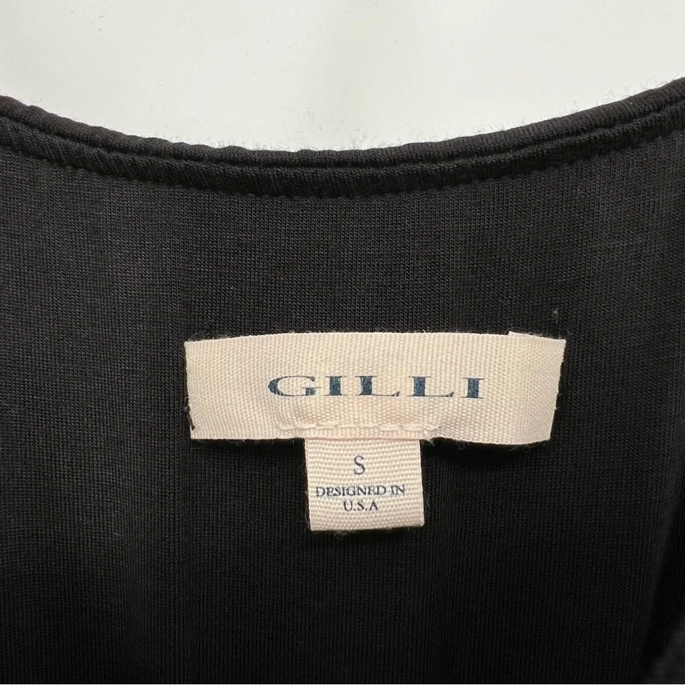 Gilli Jumpsuit Womans Black Wide Leg Jumper Adjustable Straps Soft Stretch NEW - Picture 6 of 7